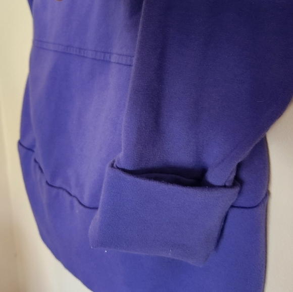 North Face Tadasana‎ Jersey Yoga Faux Wrap Cardigan - Purple Small - Picture 6 of 12